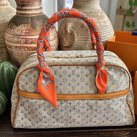 LOUIS VUITTON Mini Monogram Marie Blue vintage - Picture 4 of 16